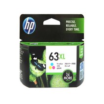 휴렉팻커드 HP No.63XL 잉크 대용량 F6U63AA, 컬러, 1개