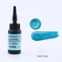 에폭시레진 24 색 10ML UV 수지 접착제 키트 드릴 플래시 에폭시 세트 자외선 경화 DIY 진주 광택 보석 만들기 용품, [16] 10