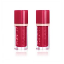 Bourjois Rouge 부루조아 루즈 에디션 수플레 드 벨벳 리퀴드 립스틱 08 카라멜리 멜로 2팩