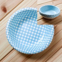 10P 칼라종이공기 블루 덮밥용기 국물컵 밥용기 국물용기 비빔밥용기 식품용기 1회용용기 국용기 일회용종이접시