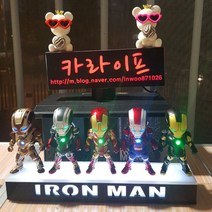 광주카라이프 아이언맨 차량용 키덜트피규어 5종세트