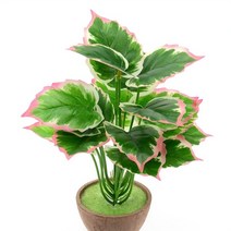 조립식온실 베란다비닐하우스 농자재 18 머리/꽃다발 인공 팜 Monstera 홈 정원에 대 한 화분 거실 파티, 04 4
