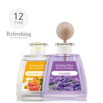 [토마토마토] 기분좋은 아로마 차량용 방향제 디퓨져 100ml (12종) &_+sn7793EA, 나그네쿠팡 레몬유칼립투스
