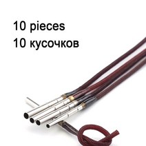10 조각 로드 팁 링 0.8mm-2.0mm 팁 로드 로프 플라이 낚싯대 액세서리 플라이 로드 팁 플라이 낚싯대 낚시 낚시 도구, 로드 팁 x 10개, 0.9mm