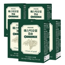 PROVIIS 매스틱 오일 500mgx30캡슐/ 식물성 매스틱오일, 30캡슐x5개, 5개, 15g
