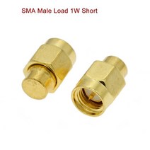 2PCS 1W 3.0GHz 50ohm SMA/RP-SMA 남성 RF 동축 종단 더미로드 커넥터 소켓 황동 스트레이트 어댑터, sma 로드 쇼트