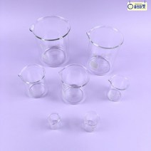 유리 비커 눈금 계량컵 제빵 베이킹 바리스타 커피 공방 향수 방향제 비누 캔들 만들기 식단 이유식 비율 비중 실험 랩 과학교실 학교 연구실 인테리어 화분 펜꽂이 홀더 수납 정리, C 25ml