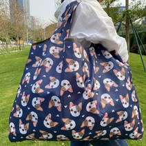 대형 핸드백 재사용 쇼핑 가방 50 파운드 대형 식료품 가방 여성 여행 숄더 가방 폴리 에스터 직물