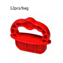 12pcs 데크 지그 스페이서 링 홈 내구성 거리 측정 1/4 