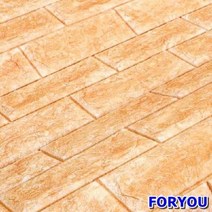 ForU686 리얼벽돌 점착식 폼블럭 오렌지 결로방지 단열벽지 벽돌인테리어 인테리어폼패널