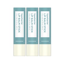 모모쏘우 슈퍼배리어 립밤 스틱 3.2g (SPF12) / 자외선차단 입술보호제, 립밤스틱 3개(무료배송)