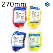 자이안트록 케이블타이 컬러타이 270mm 1봉 500개, 녹색