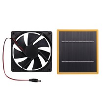 환풍기 12V 5W 태양 배기 팬 공기 추출기 5.6 인치 미니 인공 호흡기 전지 패널 전원 개 치킨 하우스 온실, 한개옵션0