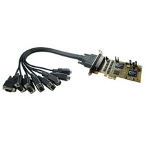 CI-208 8포트 PCIe 카드 시리얼 RS-232 CENTOS