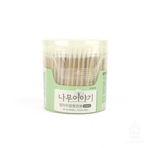 나무이야기 회오리형 원터치원형 면봉, 200개입, 1개