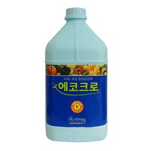 +[플렉스온]+에코크로(염소독액)4L 야채 과일 주방용품 청살균제 독수 스프레이 청제 독제[FLEXONmarket]+