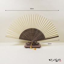하나필방/연노랑 색부채/한지접선/접선/캘리부채|하나필방, 1