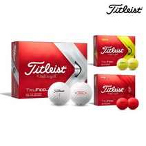스포츠_ 타이틀리스트 TRUFEEL 트루필 골프볼 [3컬러], 옐로우