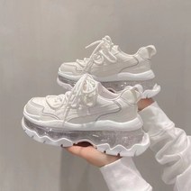 Cwadun 여성키높이운동화 6cm 런닝화 어글리 슈즈