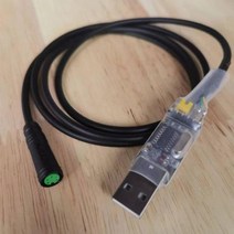 8fun / BBS01B 용 Bafang USB 프로그래밍 케이블 미드 드라이브/센터 전기 자전거 모터, 100cm