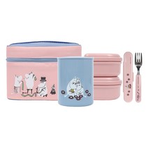 무민 스모키 컬러 스텐 보온 도시락 560ml 가방 유아 어린이 소풍 간식 수능 여성 다이어트 캐릭터, 단품