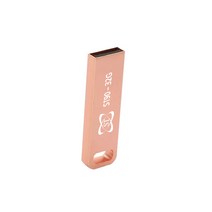 에스티원테크 ST90 USB 메모리 메탈 스틱, 32GB, 로즈핑크