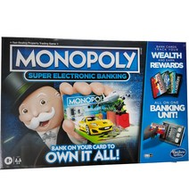 모노폴리 부동산 경영 보드게임 monopoly 영문 영어 전자 뱅킹 은행 전략, 단일
