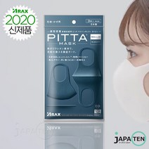 피타마스크 네이비 일본 정품 리뉴얼, 1팩 3매입, 3개