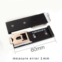 35mm DIN 레일 고정 클램프 클립 PLC IoT HMI 설치 도구