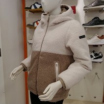 루이까스텔 21년 FW신상 여성 양면가능한 뽀글이 구스 후드형 점퍼