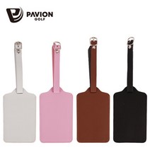 파비온 골프백 캐리어 인조가죽 네임택, 블랙