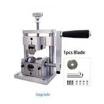 케이블 전기 필러 가정용 와이어 edm 스트리퍼 기계 직경 1-30mm 수동 와이어 풀러 스크랩 필링 diy 재활용 도구, 블레이드 1개로 업그레이드