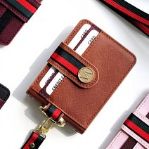 하이셀 삼성 갤럭시 바바 포인트 Z플립5 4 3 2 가죽 스트랩 링케이스 카드 2장 수납, Z플립5_핑크