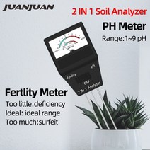 토양 인디케이터 ph측정기 산성도 이산화탄소2/3/4/5 IN 1 토양 PH 측정기 테스터 햇빛 수분 온도 습도 센, 03 2 in 1