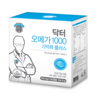 [에프앤디넷] 닥터 오메가1000 기억력 플러스 610mg x 90캡슐(1개월분), 1박스, 54.9g