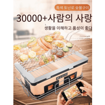 점토 화로 일본식 업소용 화로대 숯불 구이 식당 불판, F