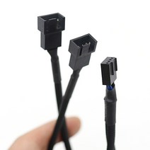 케이블 전선 단자 연결 4 핀 Y 분배기 메인 보드 PWM 암 3/4 마더 CPU 팬 냉각 PC 케이스 연장 어댑터 코드 라인