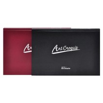 알파문구 아트메이트 크로키북 양장제본 A4 105g 80매 블랙 635356