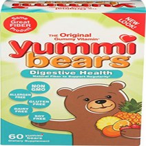 Hero Nutrition Yummi Bears Fiber Supplement 60 Count, 1