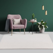 겨울 거실대형 카페트매트 방바닥 크리미러그 극세사 586111EA