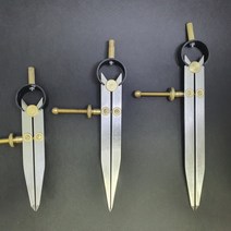 [당신의가죽] Basic 디바이더 콤파스 크리져 가죽 공예 소형 중형 대형, 소형(길이:14.5cm)