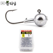 운피싱 화살촉 지그헤드 훅 벌크 루어 낚시바늘, 화살촉 지그헤드 1/16oz 4호