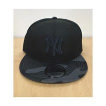 New Era 뉴에라 뉴욕 양키스 MLB 카모 비즈 9 피에프티 스냅백 모자 BNWT