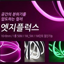 그린라이트 LED엣지플럭스 양면발광 후렉시블 논네온 1M단위(실외 가능), 14.청색 1롤
