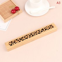 인센스 홀더 만들기 스틱 콘 폭포 향 꽂이 받침대 대나무 나무 불타는 조스 상자 애쉬, nnhg420-a3