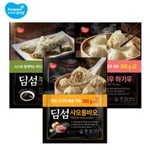 동원에프앤비 동원 딤섬 6봉/새우하가우/부추창펀/샤오롱바오, 단품