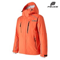 펠리체 베르디 베이직 스키복 보드복 자켓 오렌지