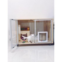 강아지방음부스 분리불안 층간소음 애견 방음하우스, A.  발 통풍구  90x60x60