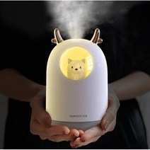 [유니크]댕댕이 USB 미니 가습기, 화이트