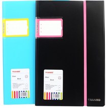 60매 A4화일 밴드 클리어파일 서류파일 부동산화일 A4화일 클리어화일